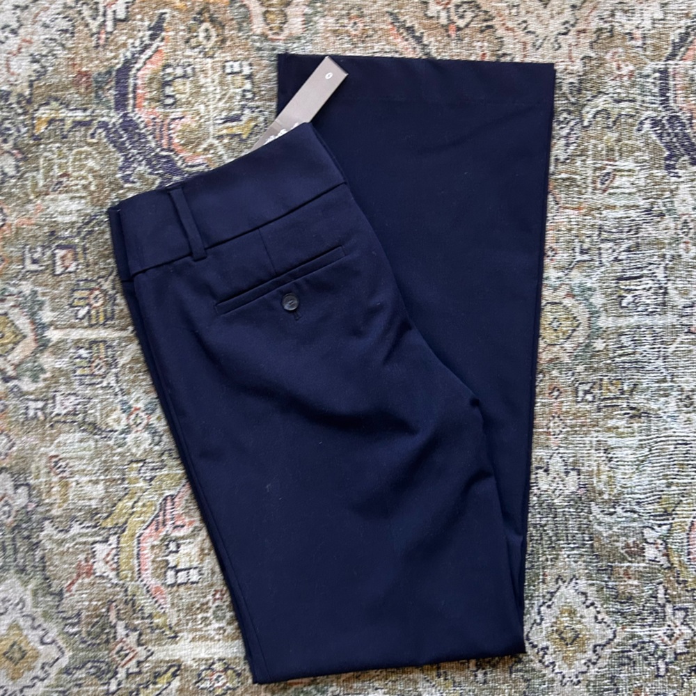 LOFT Marisa Trouser in Navy NWT - Picture 2 of 3